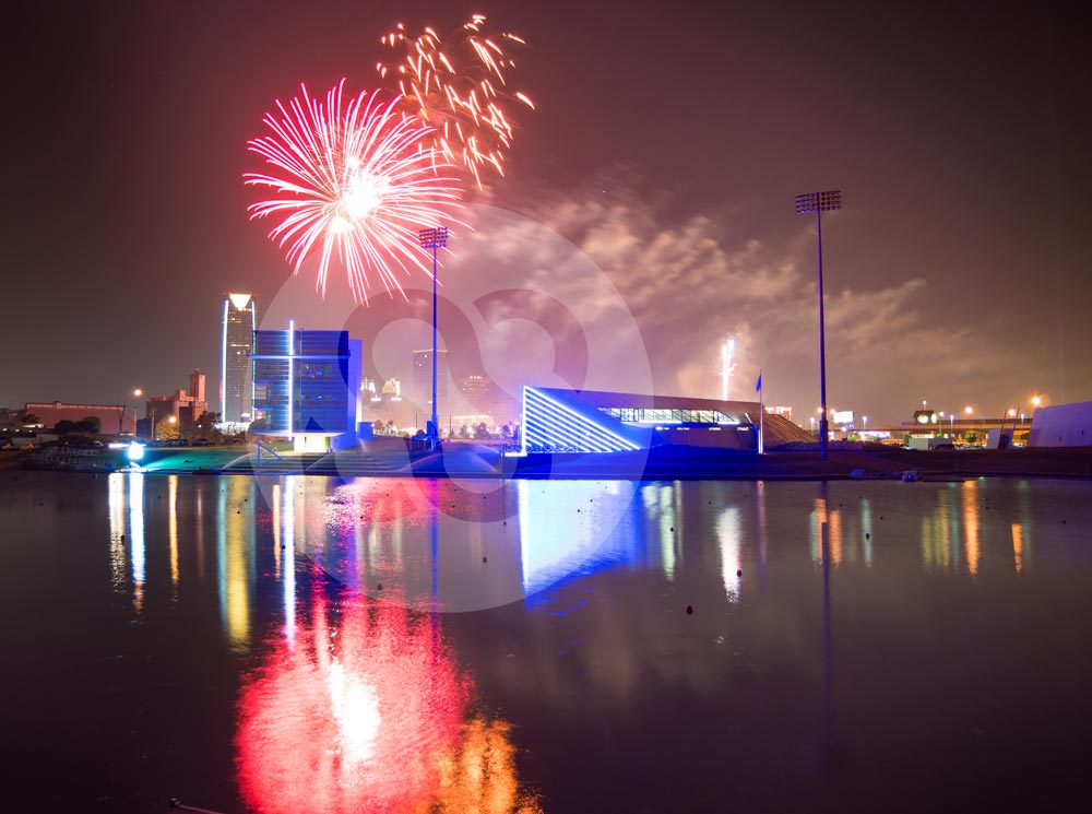 Oklahoma City Fireworks at Fourth of July